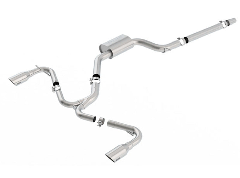Borla S-Type Catback Exhaust w/Stainless Brushed Tips 15-17 Golf GTI MK7 only