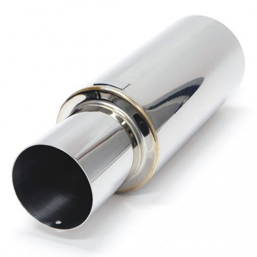 Blox 60.5MM EXHAUST MUFFLER N1 MUFFLER UNIVERSAL 60.5mm N1 Muffler, with Straight Tip Includes silencer