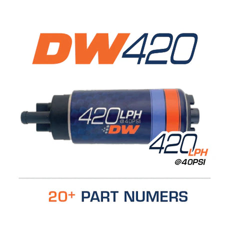 E85 Compatible 400 Liter Per Hour Fuel Pumps from DeatschWerks