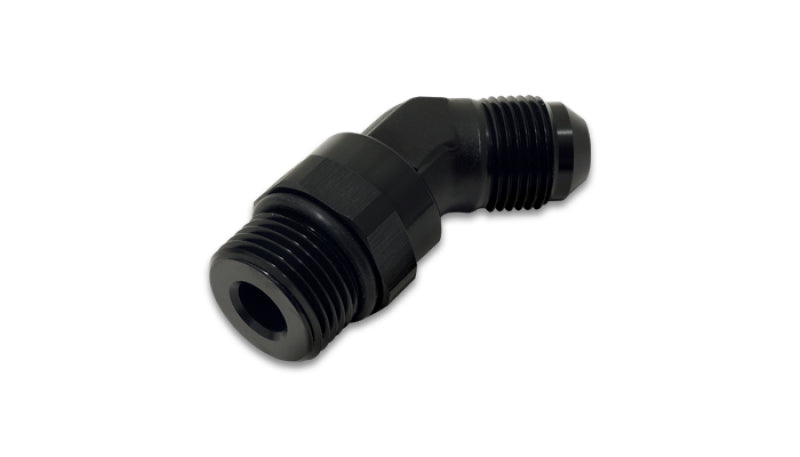 Vibrant 45 degree 8AN Male to 8AN Male Straight Cut Adapter Fitting