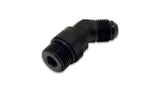 Vibrant 45 degree 8AN Male to 8AN Male Straight Cut Adapter Fitting