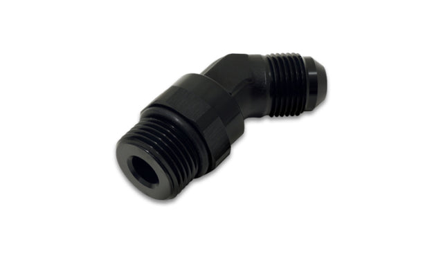 Vibrant 45 degree 8AN Male to 8AN Male Straight Cut Adapter Fitting