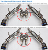 HKS 2017 Infiniti Q60 (RWD) Dual Hi-Power Titanium Tip Catback Exhaust | 31014-KN001