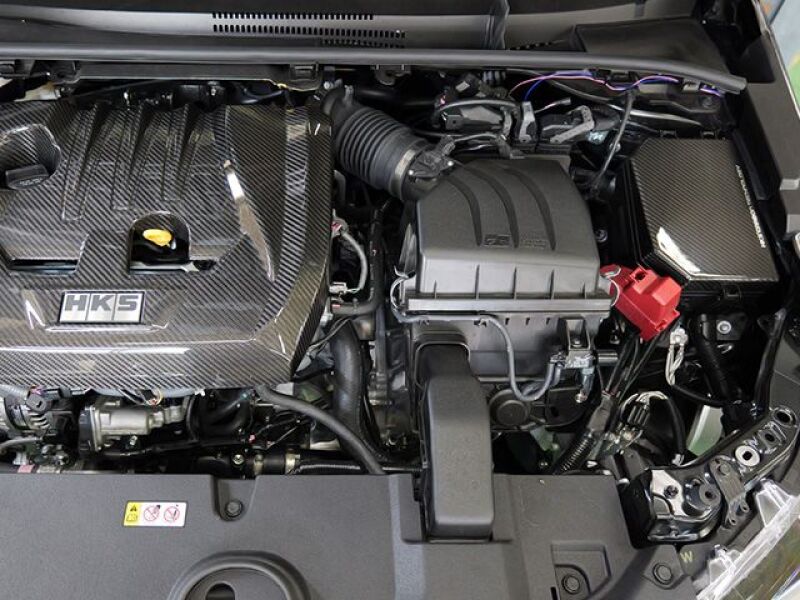HKS 2023 Toyota GR Corolla Dry Carbon Fuse Box Cover | 70026-AT014
