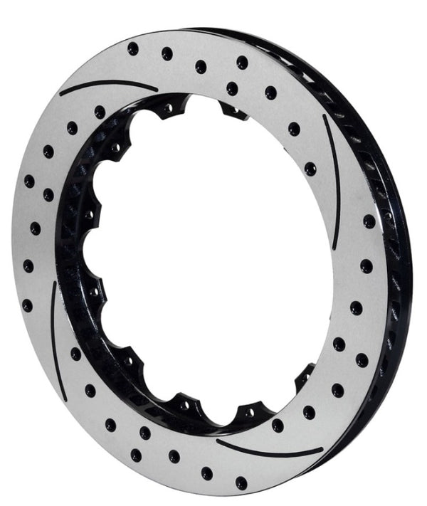 Wilwood 160-14636-BK SRP Drilled & Slotted Rotor Ring – 15 x 1.25 Left Hand