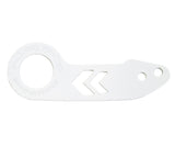 NRG Universal Rear Tow Hook - White Powder Coat