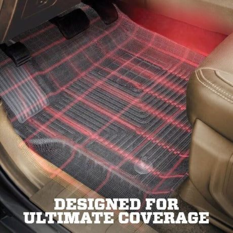 Husky Liners WeatherBeater raised edge floor liner detail for spill containment