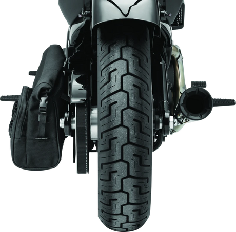 Kuryakyn 5170 universal swingarm bag mounted rear view