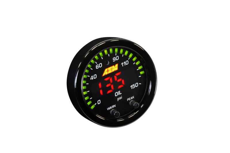 AEM X-Series Oil Pressure Gauge 150psi