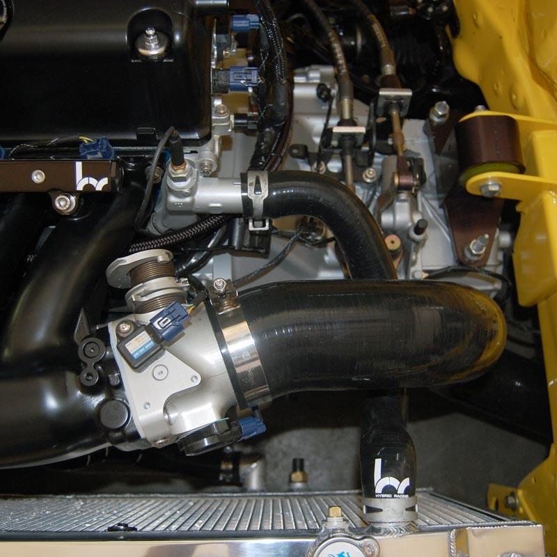 Hybrid Racing Silicon Cold Air Intake for K swap EG/EK/DC Black