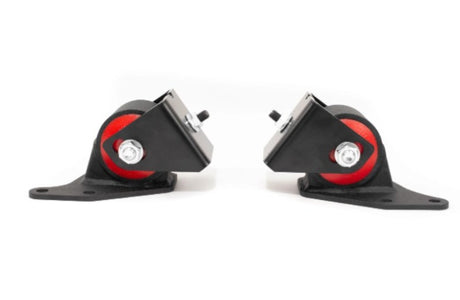 Innovative 90-93 Mazda Miata NA 1.6L Black Steel Replacement Engine Mounts  95A Bushings (No Trans Mount)