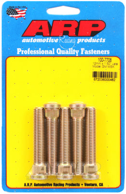 ARP M12x1.50 wheel stud kit – heat-treated 8740 chromoly, 5 studs per wheel, GM late model