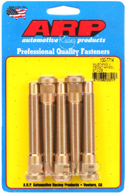 ARP Mustang II 1/2in x 20 Heat Treated 8740 Chromoly Steel 5 Pc Front Wheel Stud Kit