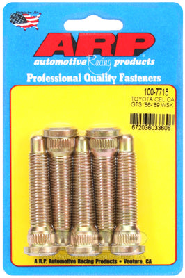 ARP 86-89 Toyota Celica GTS Heat Treated 8740 Chromoly Steel 5 Pc Front Wheel Stud Kit