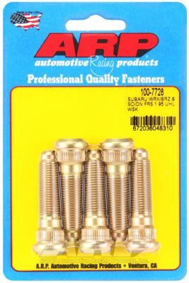 ARP Heat Treated 8740 Chromoly Steel Subaru WRX/BRZ & Scion FRS 1.95 UHL 12mm x 1.25 Wheel Stud Kit (5 Pack)