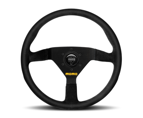 Momo MOD78 Steering Wheel 350mm Black Suede/Black Spokes