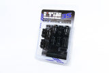 Wheel Mate Monster Lug 35 Black Short Lug Nuts Set of 20 - M14x1.50
