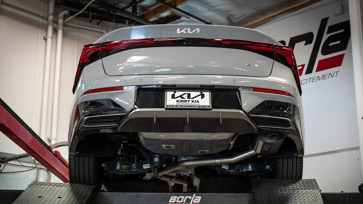 Borla 141036 S-Type Cat-Back exhaust for 2025–2026 Kia K5 GT-Line 2.5L AWD installed 