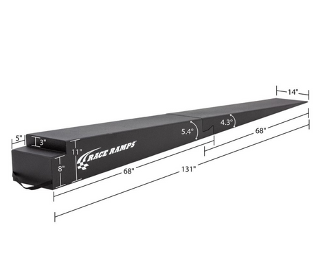 Race Ramps RR-TR-11-2 Diagram 11 inch height 