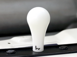 Hybrid Racing 130R White Delrin Shift Knob for Acura Honda M10x1.5 Thread Pitch