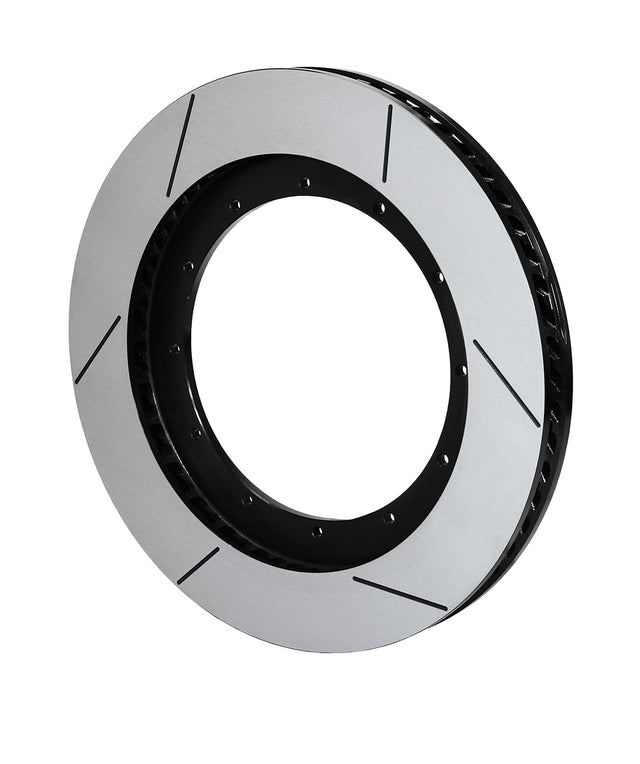 Wilwood 160-13787-GTB GT60 right-hand curved vane rotor 16.00 x 1.50 black electro coat