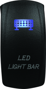 DragonFire Racing Lighted Switch Led Light Bar On/Off Blue