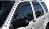 AVS 17-22 Mazda CX-5 In-Channel Ventvisor Front & Rear Window Deflectors 4pc - Smoke