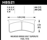 Hawk Performance ER-1 Motorsport Brake Pads | HB521D.650