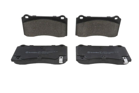 Brembo P09028 front pads with anti-squeal shims