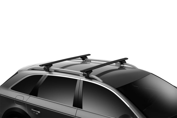 Thule 711220 WingBar Evo 118 47 Inch Roof Bars 2-Pack – Black