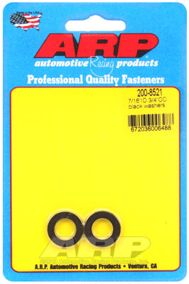 ARP 7/16" x ID 3/4" OD Black Washer (Pack of 2)