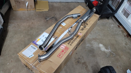 31021-AH004 HKS Exhaust Full View 10th Gen Civic Hatchback Sports FK7, B Pipes