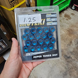 Wheel Mate Muteki Open End Lug Nuts - Blue 12x1.25