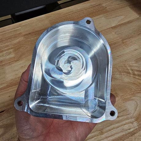 B18C1 B18C5 Distributor Block Off Billet Cover back view
