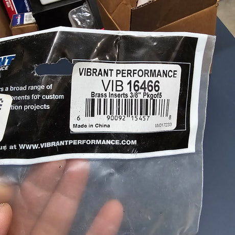 Vibrant 3/8 Brass Olives Part number view