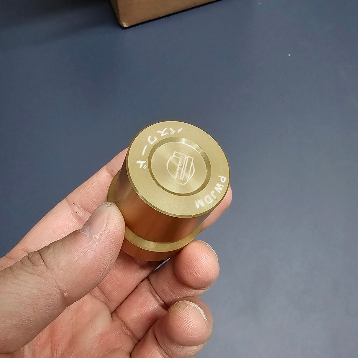 Password JDM VTEC Solenoid Cover Gold Top View