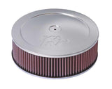 K&N 60-1180 round air filter assembly 11 inch vented