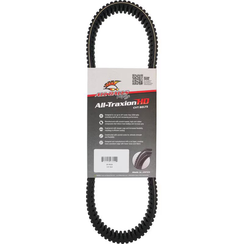 All Balls 25-9020 Arctic Cat Wildcat XX replacement drive belt