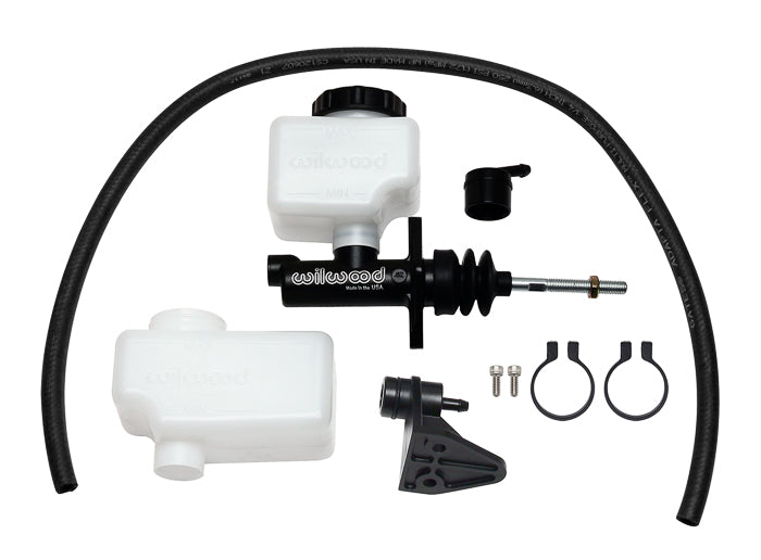 Wilwood 260-13622 short remote master cylinder kit – 1-inch bore, 3/8-24 banjo outle