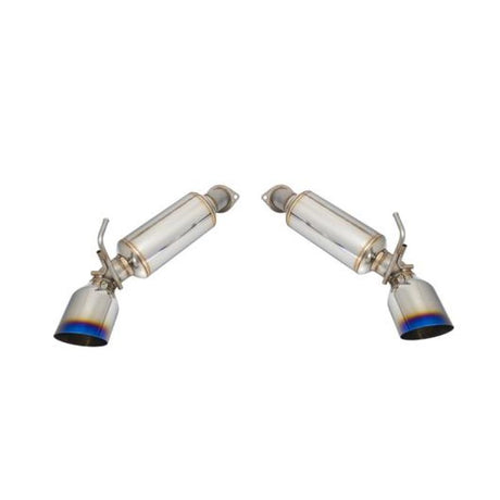 Remark axle-back exhaust for 2009-2019 Nissan 370Z with burnt stainless tips