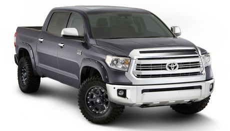 Toyota Tundra fender flare side view with stainless steel rivet style accents