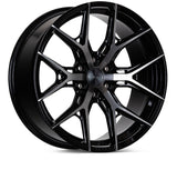 Vossen HF6-4 18x9 / 6x139.7 / ET0 / Super Deep / 106.1 CB - Tinted Gloss Black Wheel