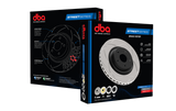 DBA 08-21 Lexus LX570 Front Drilled & Slotted Street Series Rotor