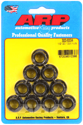 ARP 1/2in -20 12pt Nut Kit (Pack of 10)
