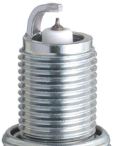 Close-up of NGK BKR6EIX Iridium IX fine-wire electrode and ground strap