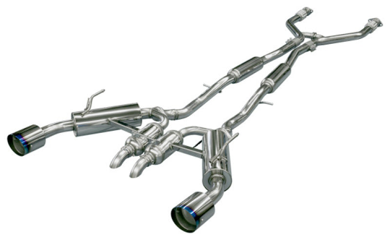 HKS Infiniti Q50 Hybrid VQ37 Dual Hi-Power Titanium Tip Catback Exhaust | 32009-KN001