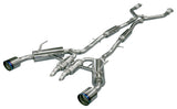HKS Infiniti Q50 Hybrid VQ37 Dual Hi-Power Titanium Tip Catback Exhaust | 32009-KN001