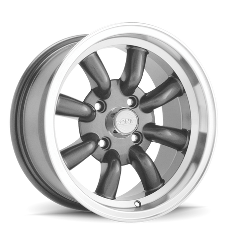 Konig Rewind 15x7 Graphite wheel RW75100206 with 4x100 bolt pattern and ET20 offset