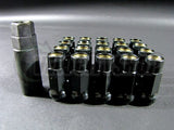Wheel Mate Muteki SR48 Open End Lug Nuts - Black 12x1.25 48mm