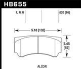 Hawk HPS Brake Pads | HB655F.620